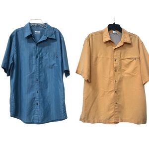 Lot of 2 - Marmot & North Face Mens Shirt size M